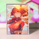Custom Evangelion Full Art Asuka Card
