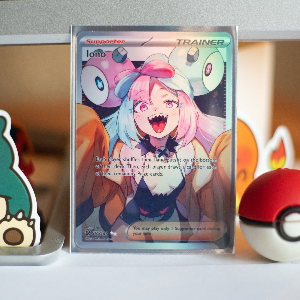 Custom Holographic Full Art Iono Card