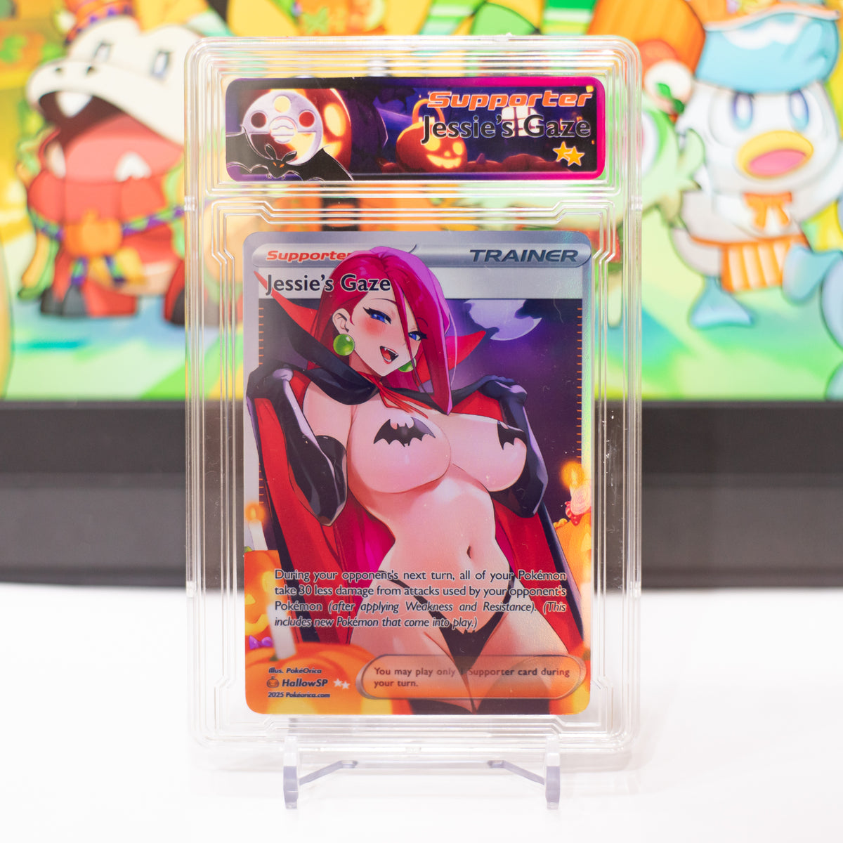 Limited Ed. Full Art Jessie's Gaze Halloween Slab