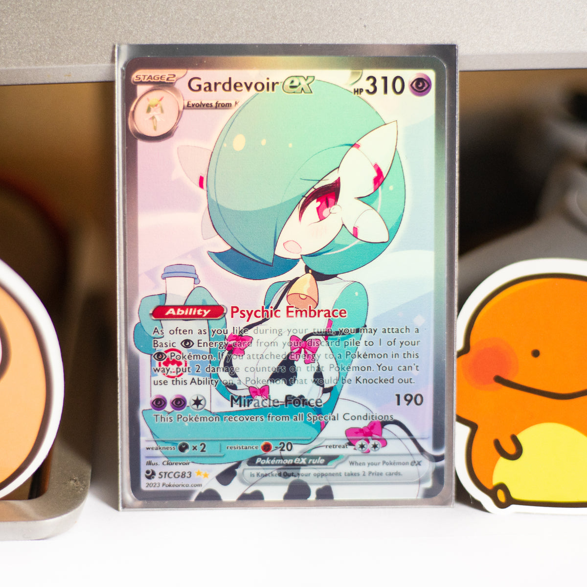 Custom Holographic Full Art Gardevoir EX Card