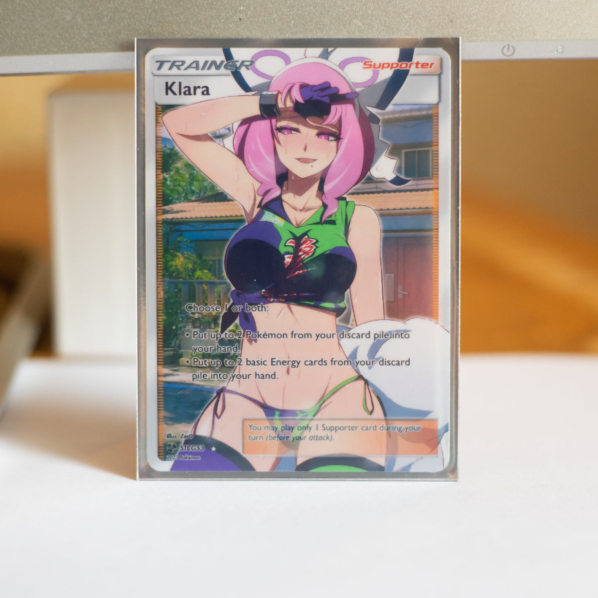 Custom Holographic Full Art Klara Card