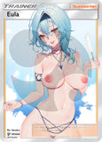Custom Genshin Impact Holo Full Art Eula Card