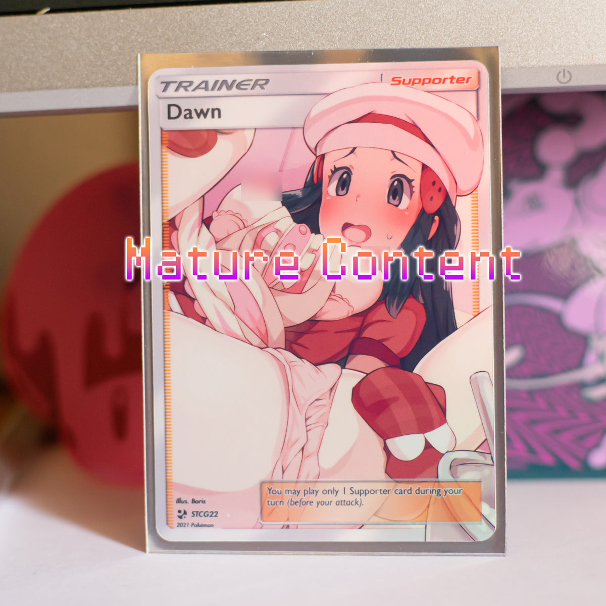 Custom Holographic Full Art Dawn Card