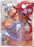 Custom Holographic Full Art Skyla Card